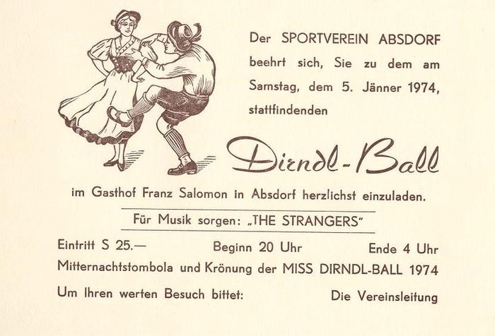 1974 Dirndlball