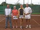 Finalisten Mixed-Doppel B-Bewerb:
v.l.n.r.: Böck/Pimperl, Falb G/Gröss