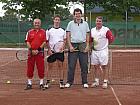 Finalisten Herrendoppel B-Bewerb:
v.l.n.r.: Landa/Kovacsics, Uibel/Strenn